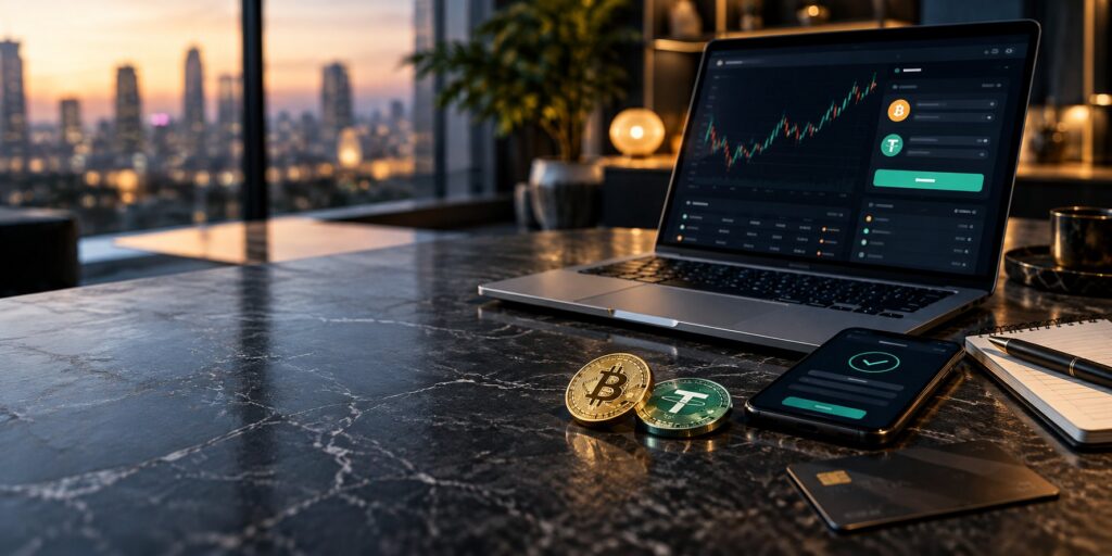 Как купить криптовалюту в 2026 году: Bitcoin и USDT, банковская карта и торговая платформа