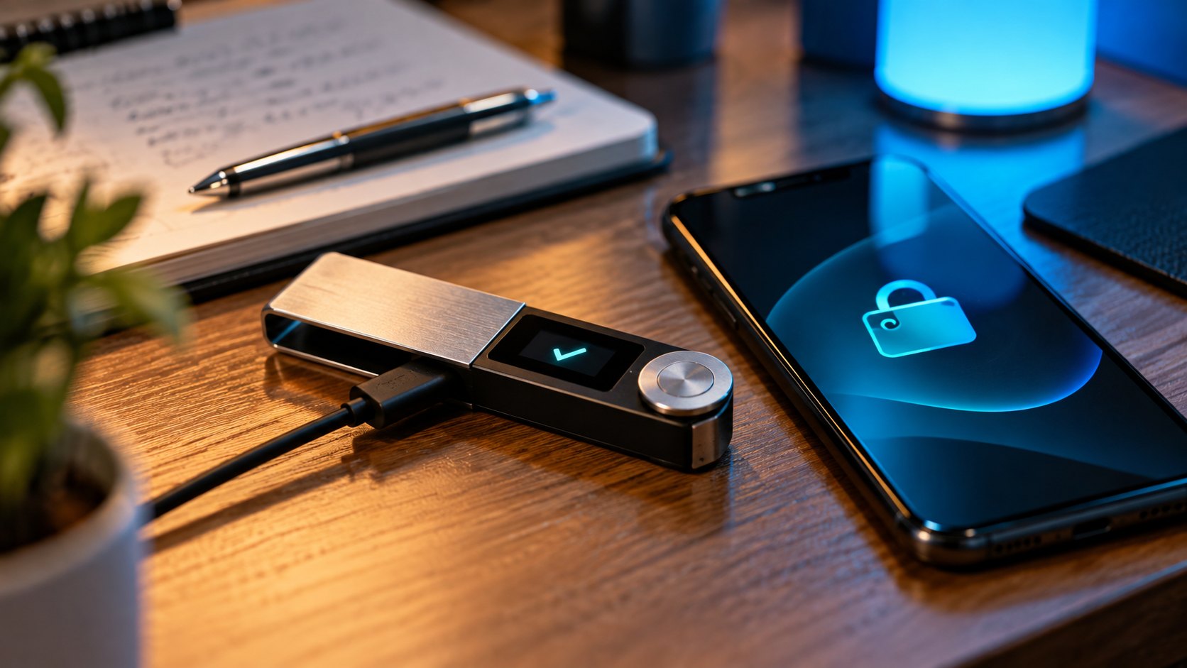 Аппаратный криптокошелёк и защищённое приложение на смартфоне для хранения цифровых активов