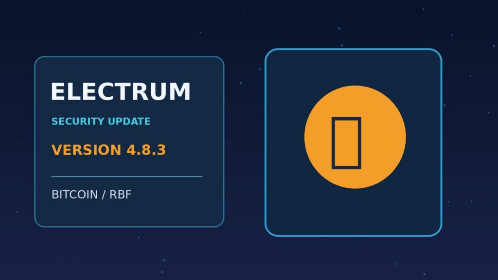 Уязвимость Electrum и безопасное обновление Bitcoin кошелька до версии 4.8.3