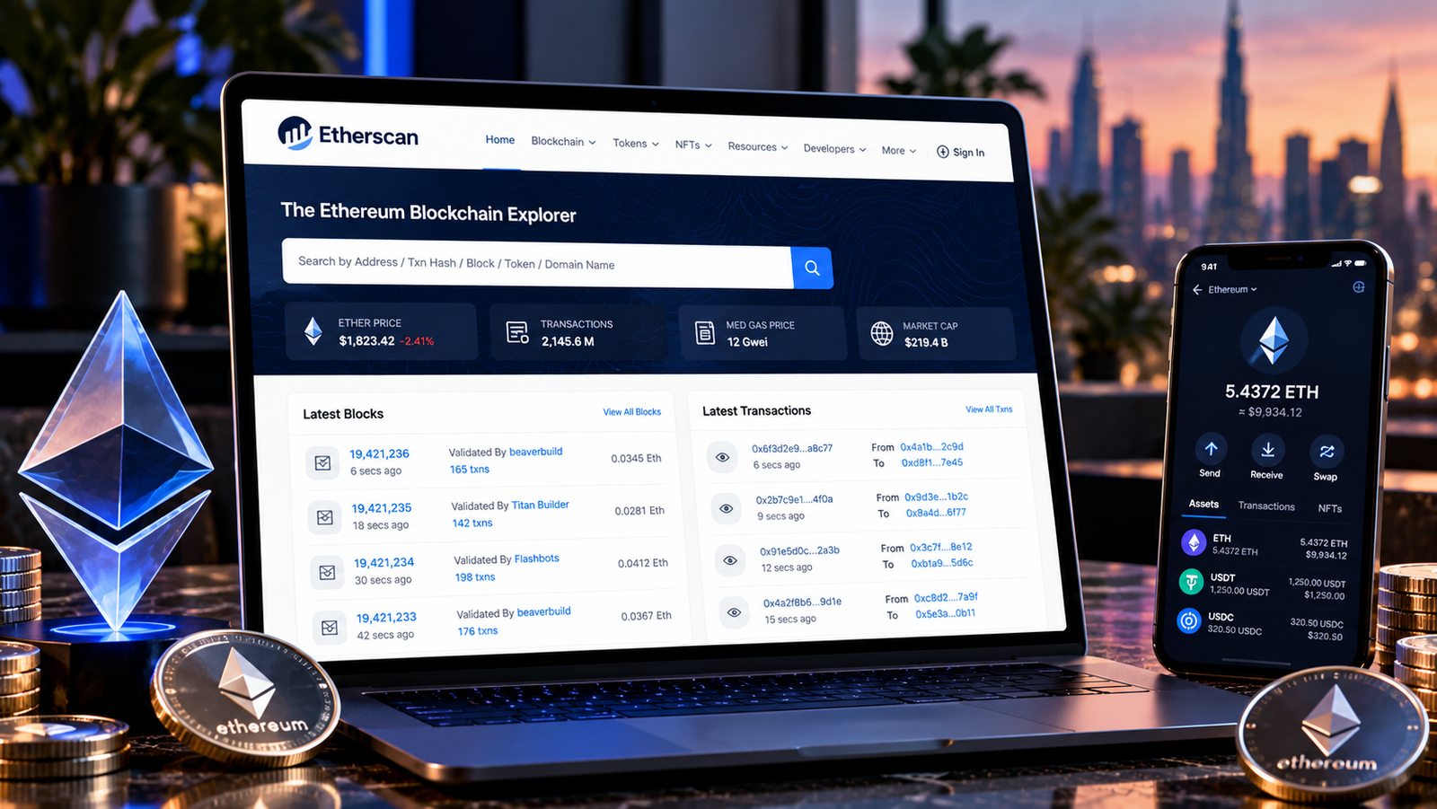 Etherscan и проверка Ethereum-кошелька с токенами USDT ERC-20 по публичному адресу
