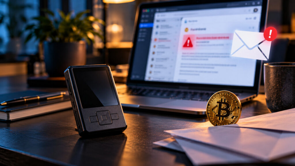 Иллюстрация к новости: Foundation выявила 23 000 попыток фишинга: как защитить Bitcoin владельцам Passport