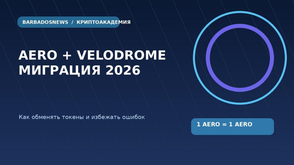 Иллюстрация к новости: AERO и VELODROME объединяются: как обменять токены в ноябре 2026 года и не потерять средства