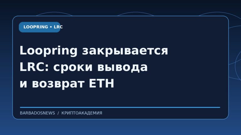 Loopring закрывается: как вывести LRC с BISON и Bullish и проверить возврат ETH из L2