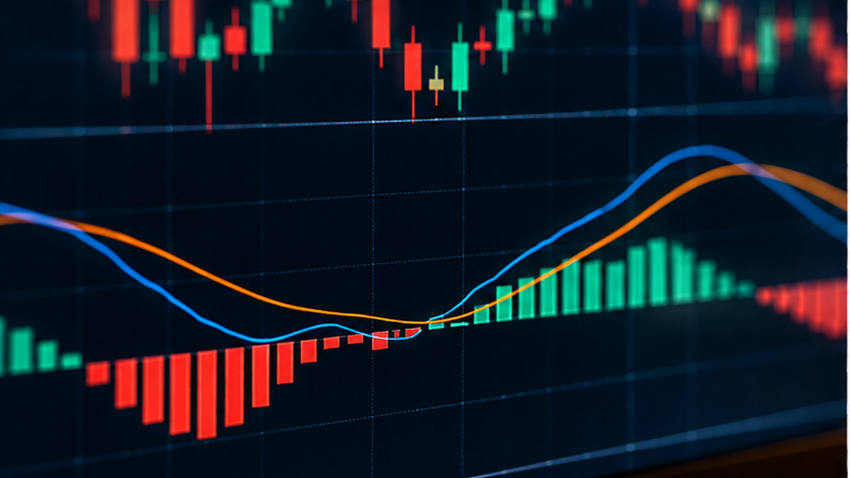 График MACD: пересечение линий и динамика гистограммы криптовалюты